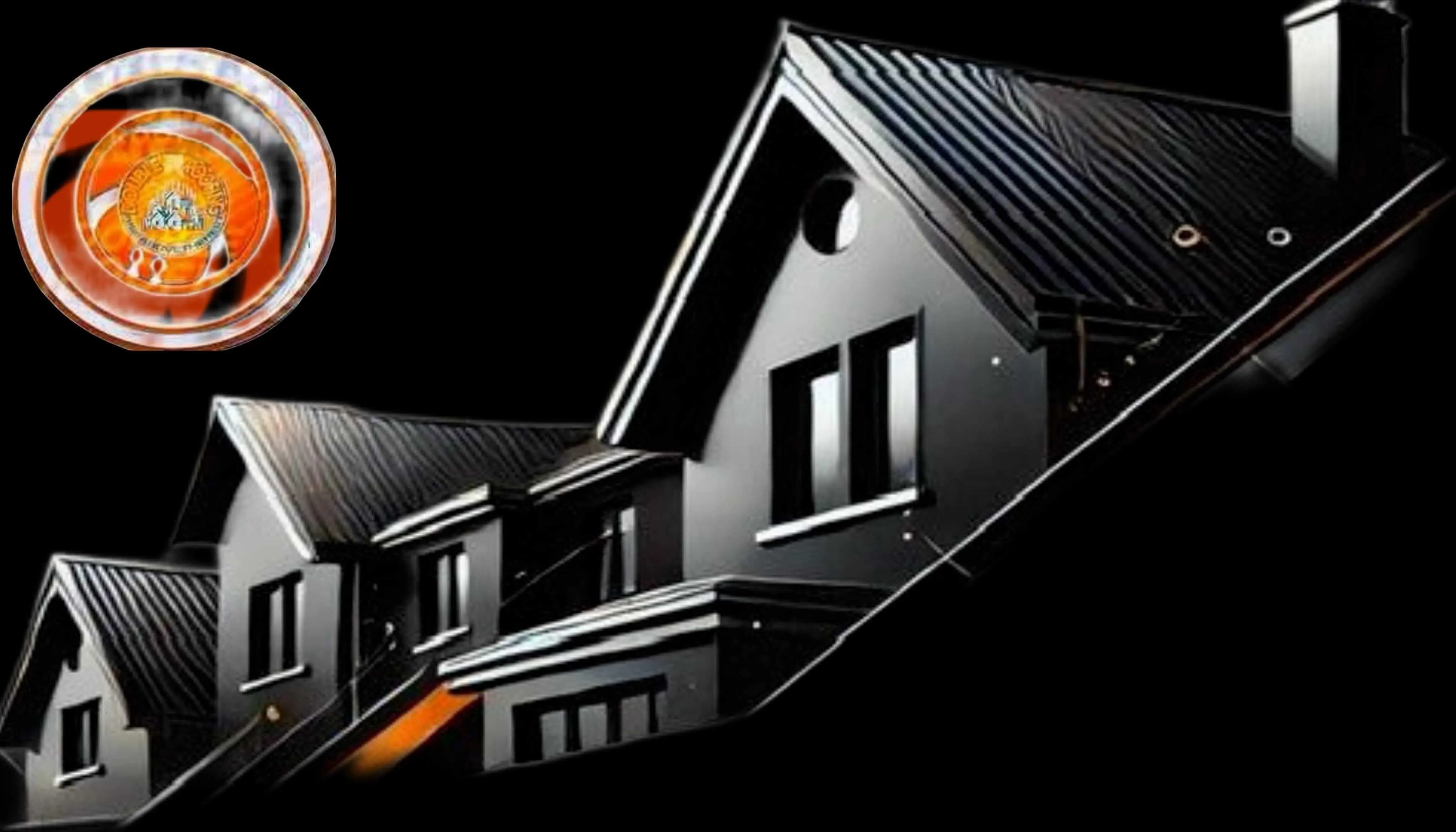 Large apartment complex low slope roofing