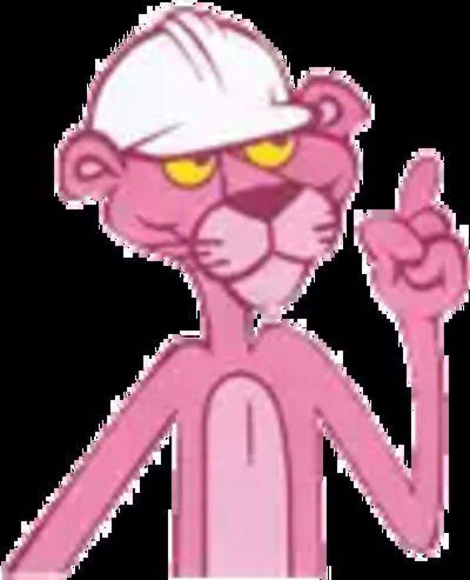 Owens Corning Pink Panther mascot - Double R Roofing Princeton WV